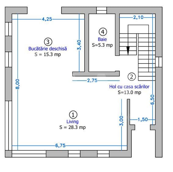 Casă individuală modernă P+1 | 120 mp utili | Teren 486 mp | Șura Mică - 6