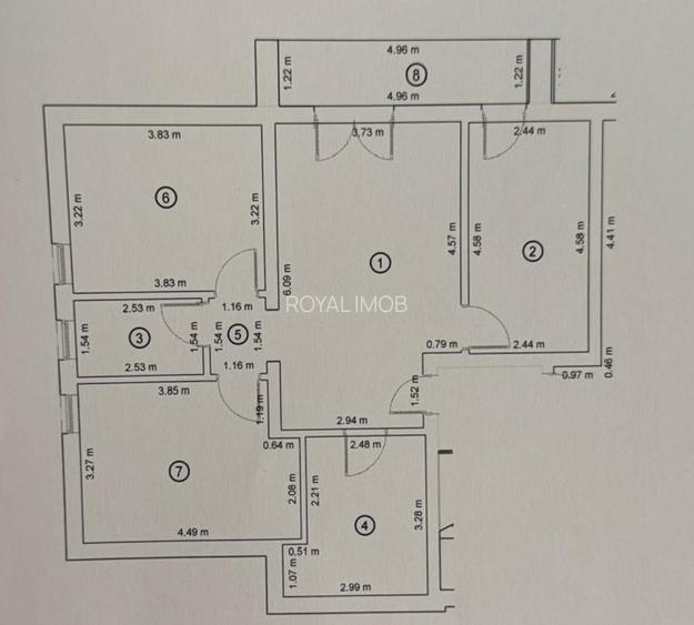 Apartament modern cu 3 camere, terasă și finisaje premium – 73,3 mp - 2