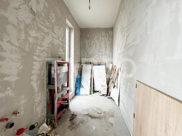 Casa cuplata semifinisata de vanzare in Dambul Rotund cu garaj - 4