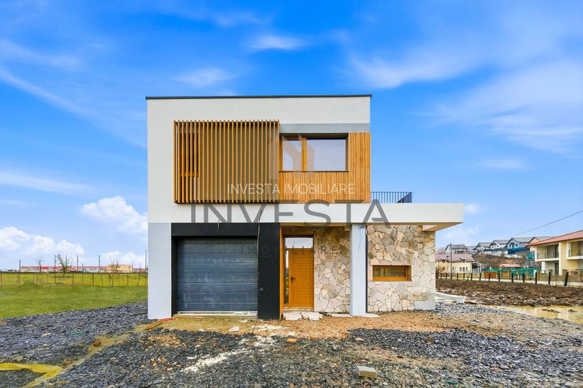 Casa individuala nZEB cu piscina, 501 mp teren, 160mp utili, Sanicoara - 3