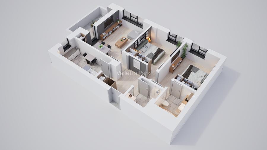 3 camere | Complex nou | Parc propriu | Parcare & boxă disponibile - 5