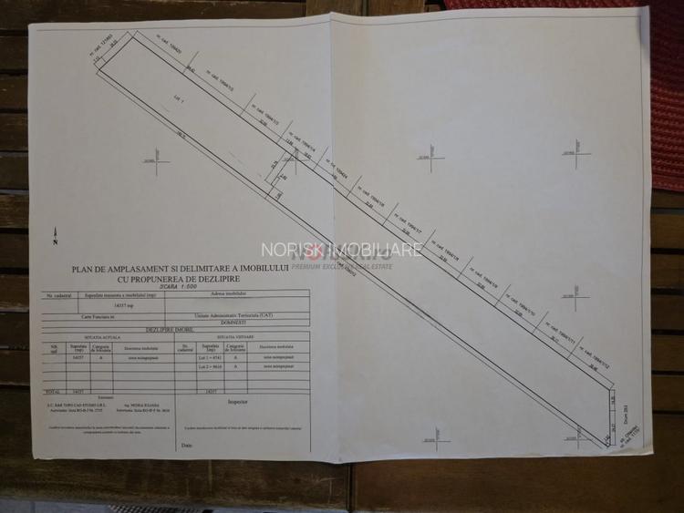 Terenuri Domnesti - 500mp -> 4 Ha - 7