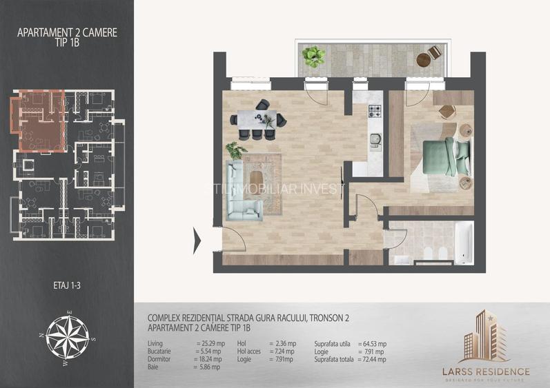 Apartament 2 camere Theodor Pallady,Metrou,Langa scoala Victor Brauner - 5