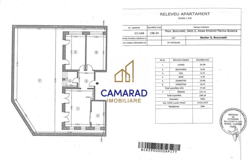 Penthouse spectaculos - 3 camere cu terasa 121 mp | Dristor – Vitan - 20