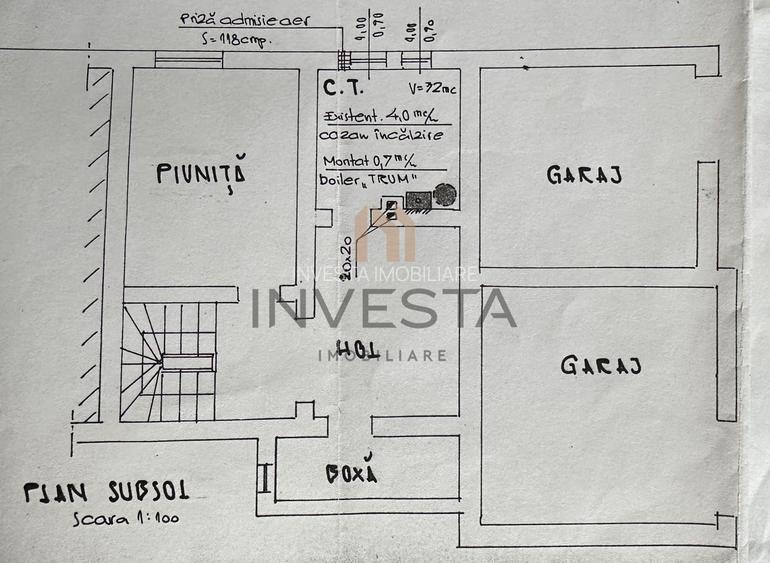 Apartament 4 camere, 160 mp, curte 165 mp, garaj | Andrei Muresanu - 2