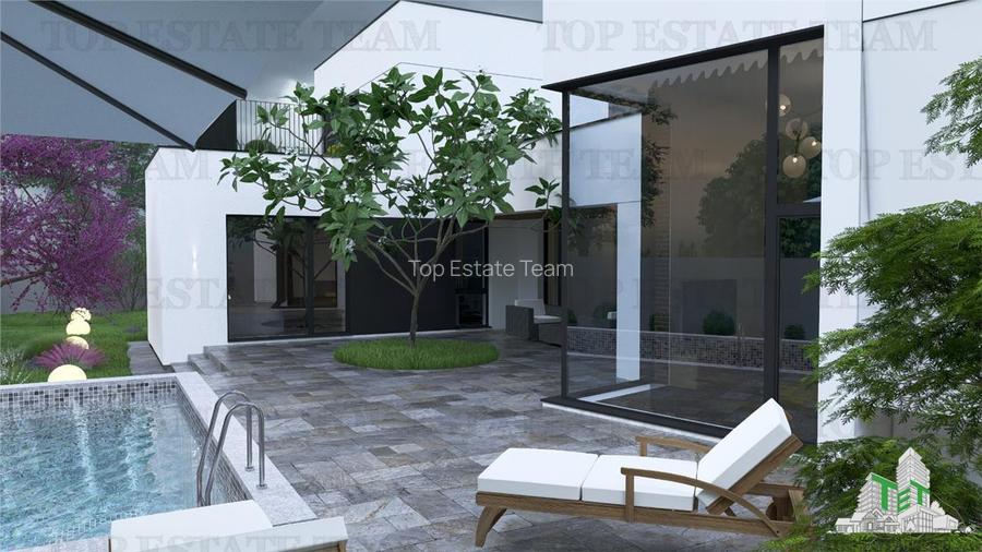 Vila lux teren 700mp cu piscina si garaj langa Soseaua de Centura - 13