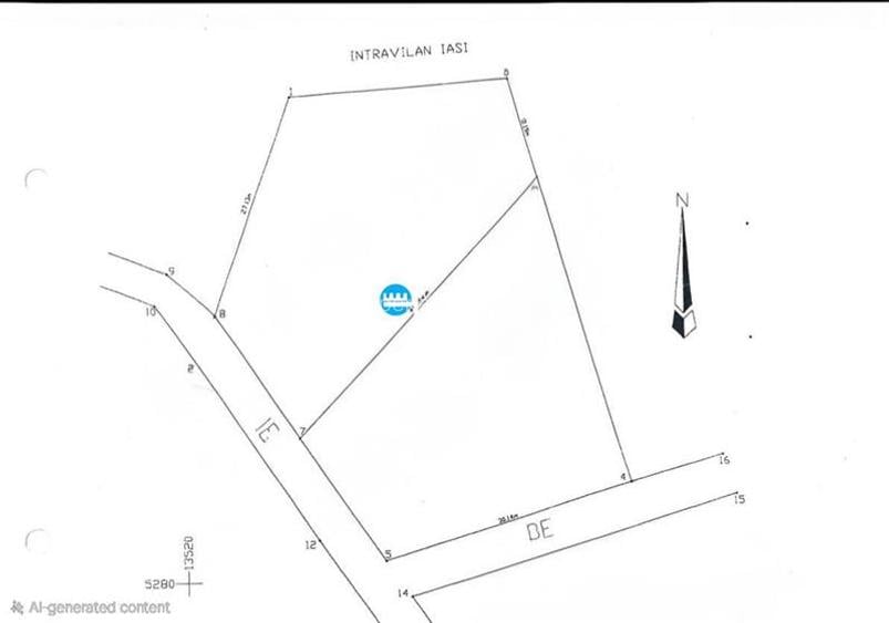 Teren 1846mp cu deschidere dubla in Bucium – Plopii Fara Sot - 3