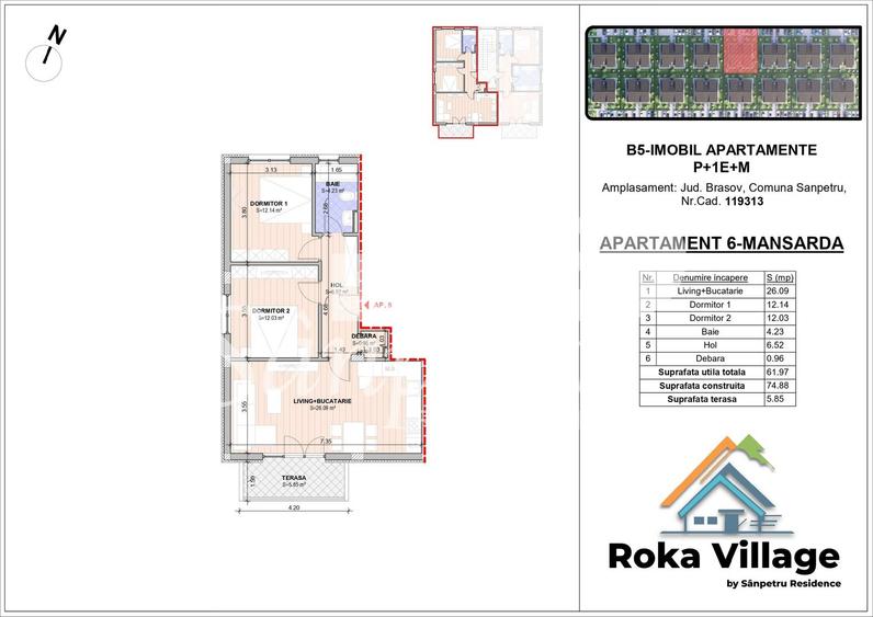 🏠 Apartament 3 Camere Spațios, Mansarda, în bloc Tip Vilă! - 2