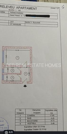 Garsoniera, 33mp utili, decomandata, metrou, 1 Decembrie 1918 - 7