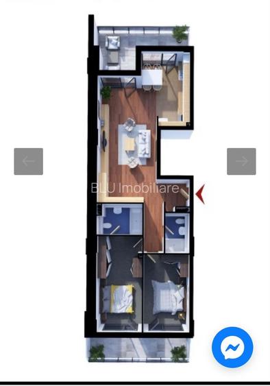 Apartament Superb cu 3 camere 82mp Soporului - 11