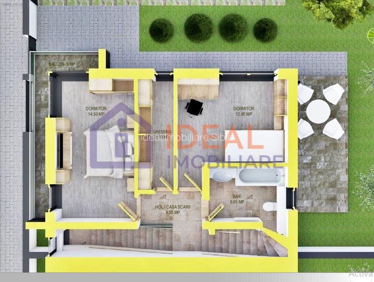 Casă modernă cu cu 4 camere si gradina, în Selimbar - 3