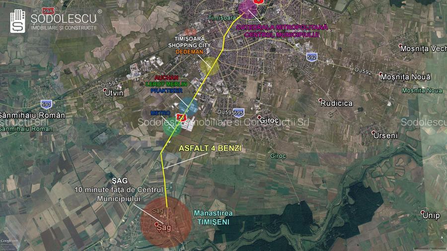 Teren pentru servicii Sag-Manastire - 3