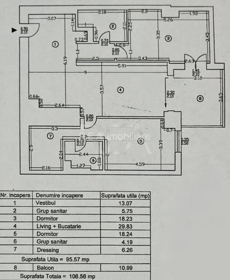 3 camere in UpGround la 5 minute de metrou Pipera - 14