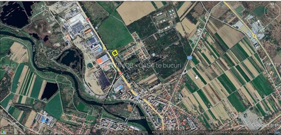 Lugoj, Teren Intravilan cu PUZ Aprobat   2.385 Mp. - 4