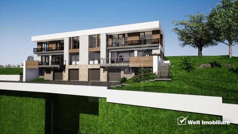 Duplex semifinisat, 220 mp, 1200 mp teren, Feleacu, vedere panoramica - 4