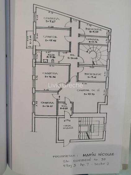 APARTAMENT 5 CAMERE MOȘILOR - CORBENI, ZONA ARMENEASCĂ - 12