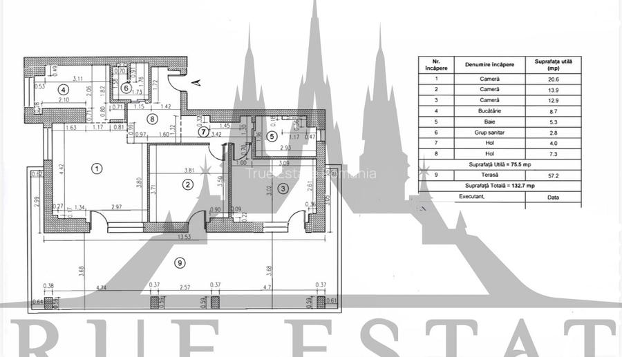 Penthouse in zona Timpuri Noi Square cu terasa de 57.2 mp si doua garaje - 16