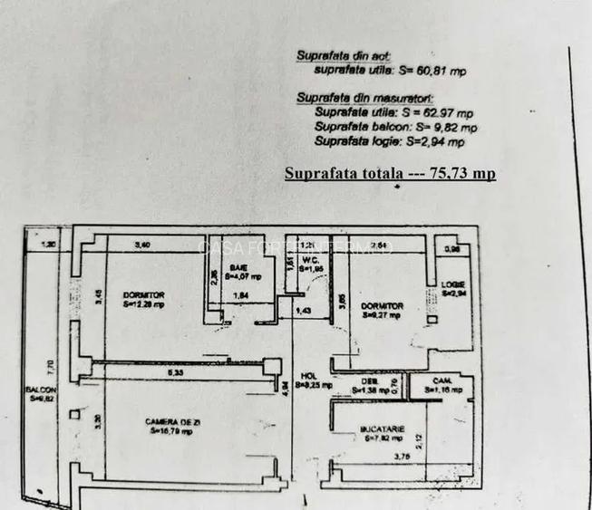 3 camere Capitol - Spitalul Judetean 176000 euro - 8