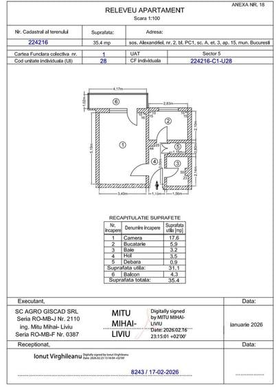 Garsonieră 31 mp + balcon | Etaj 3/10 | Ideal investiție / renovare - 1