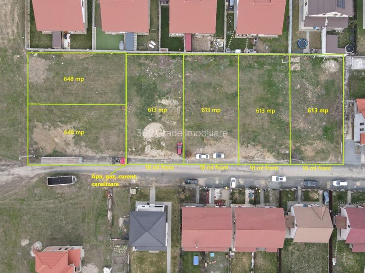 Teren 613 mp  zonă excelentă lângă Lidl 2 Comision 0 - 2