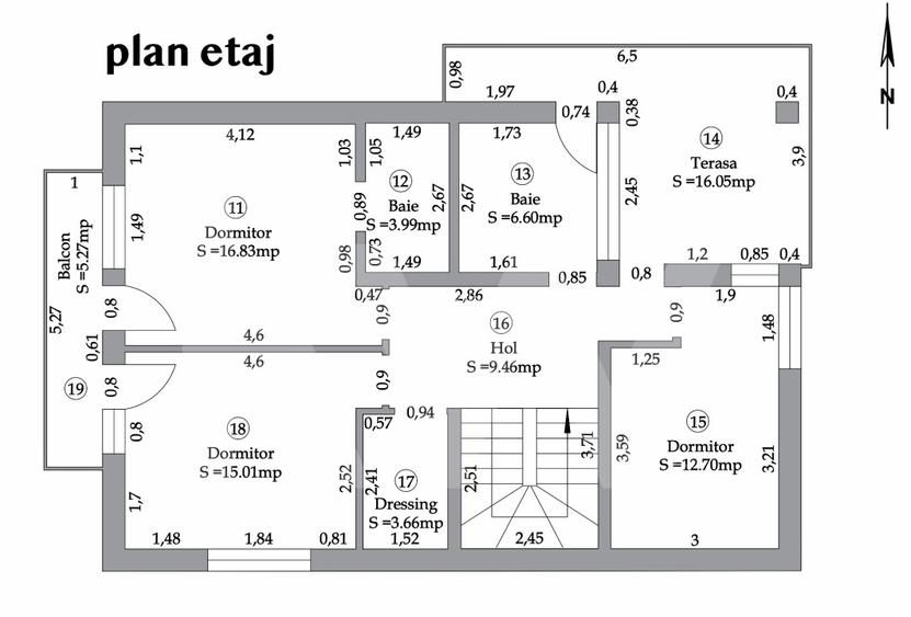 Casa de Vanzare in Cristian, Sibiu - 4 Camere, 2 Terase, Teren 486 - 4