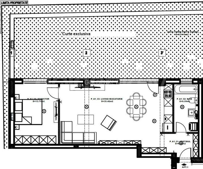 Atlanta Residence | Apartament modern 2 camere | gradina exclusiva 77mp - 1