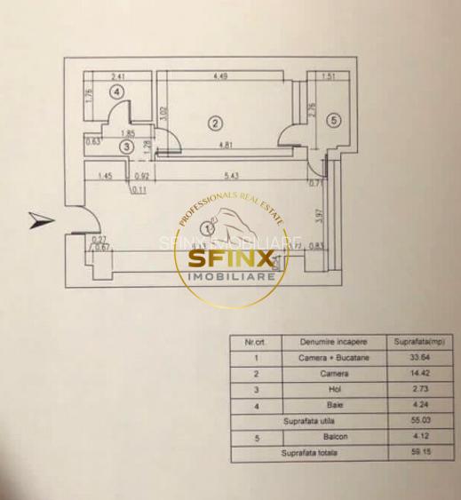 2 camere Titan Edenia/ bloc 2014/ mobilat/ parc/ metrou/ comision 0% - 13