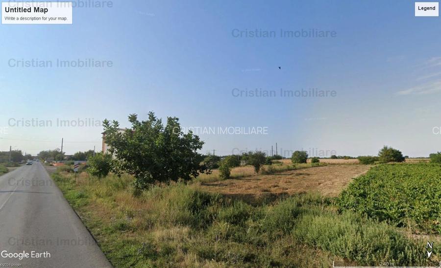 Teren 1750 mp  intrare in Chiscani, deschidere 18 m la DJ - 2