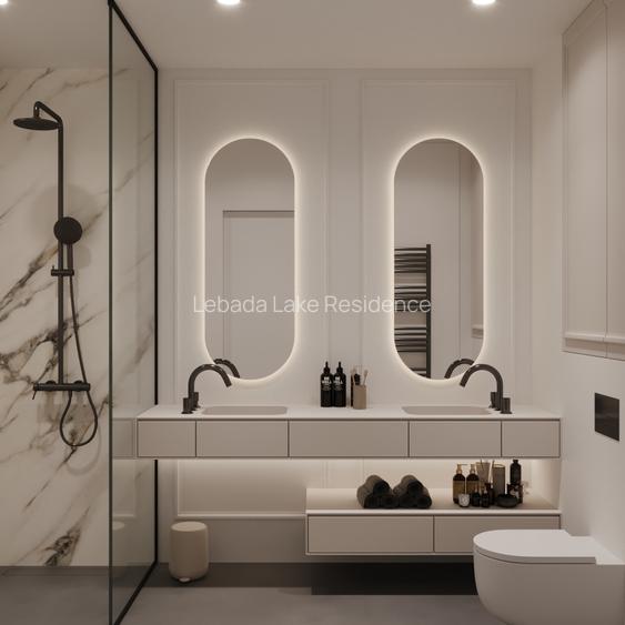 Apartament 3 camere cu gradina de 65 mp si vedere lac-Lebada Lake Residence - 17