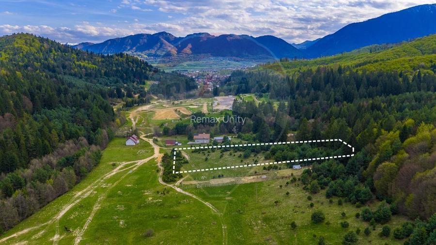 Teren intravilan de 1 ha cu vedere la munte – Zărnești, Brebina - 5