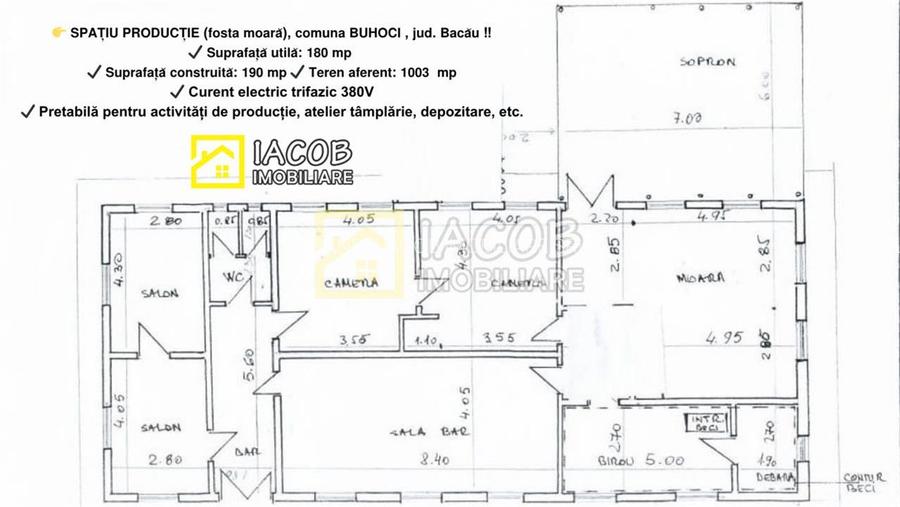 Spatiu productie (fosta moara) cu anexe, Buhoci, Bacau - 2