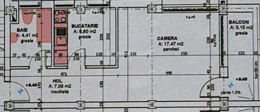 Apartament cu o cameră in imobil nou, 36 mp, balcon, zona Iulius Mall - 1