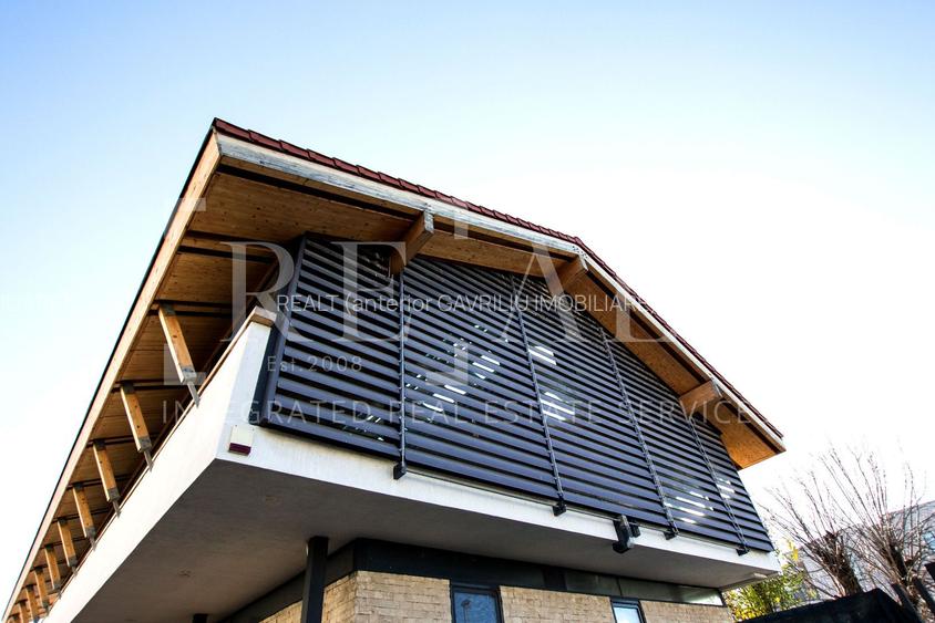 Vanzare casa. vila 7 camere | Arhitectura deosebita, Deschidere lac | Petricani - 4