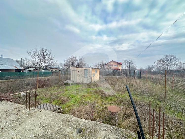 Mihăilești - teren împrejmuit 401mp, cu puț, COMISION 0 - 3