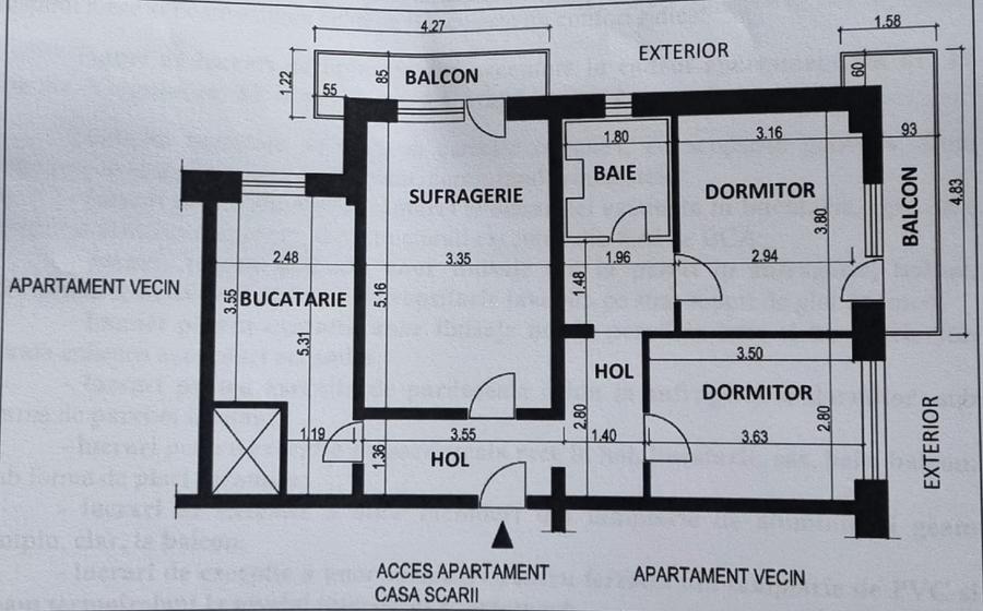 APARTAMENT 3 CAMERE RENOVAT, PARCUL MORARILOR, FACILITĂȚI MULTIPLE - 12