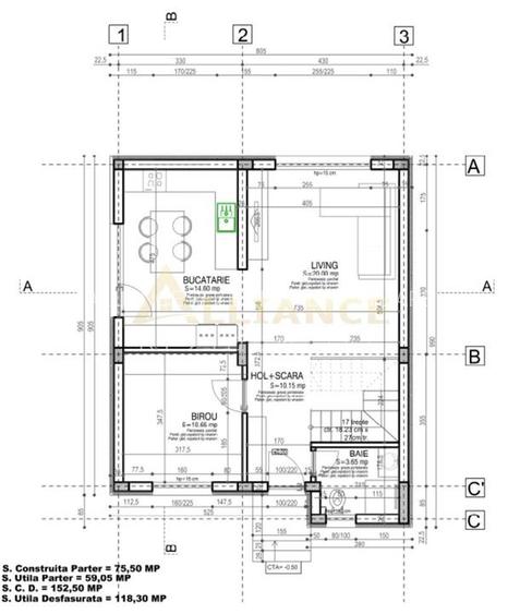 Casa Individuala - 5 camere 3 bai - Teren 300 MP - 16
