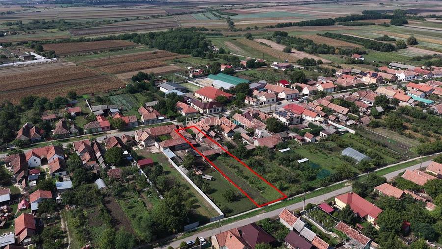 Teren mare cu 2 case si front la 2 strazi in Tamaseu - 50