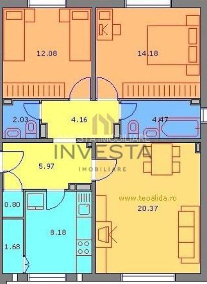 Apartament 3 camere etaj intermediar zona strazii Gorunului! - 4