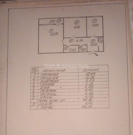Apartament 2 camere 56mp decomandat Piata Salajan Metrou 5 min - 1