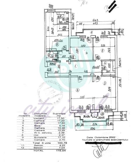 4 camere transformate in 3 | decomandat | Decebal | 2 balcoane | 115 mp - 2