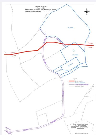 Teren de vânzare în sat Măgura/ Brasov– loc pentru familie, liniște și suflet - 1