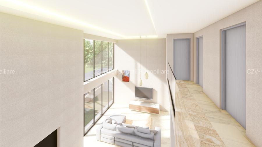 Vile individuale moderne – Living spectaculos  pe două niveluri - 12