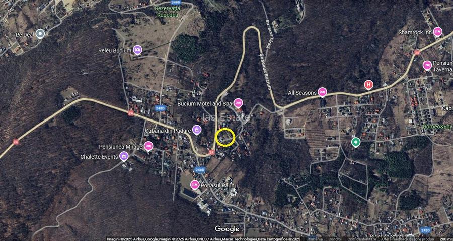 Bucium langa Motel TEREN 1650mp intravilan toate utilitatile acces dublu - 10