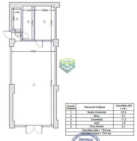 Spatiu Comercial | 80mp | Titan | 5 min Metrou | Preluare Business - 1