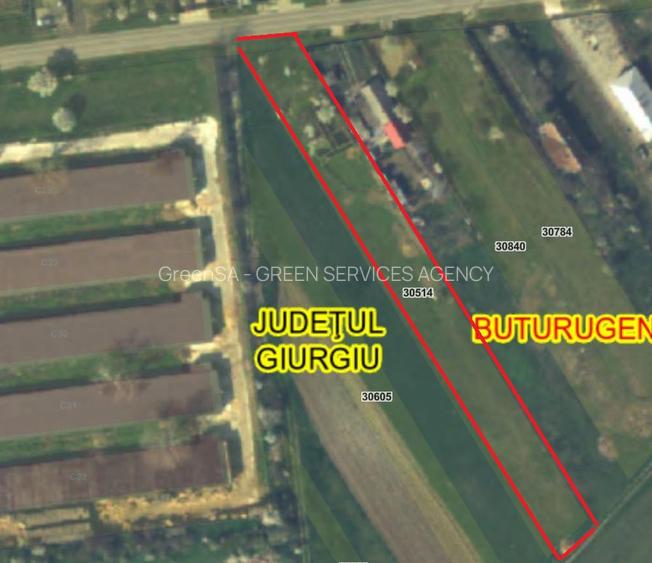 com. Buturugeni, sat Posta, stradal DJ 412A, intravilan, 2720 mp - 3