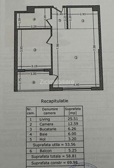 Apartament 2 camere Pipera – Iancu Nicolae, 61 mp, etaj 2/4, bloc 2019 - 1