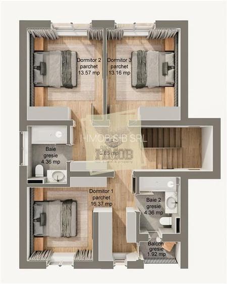 Casa cu 5 camere 3 bai si 340 mp teren in  Sura Mare - 7