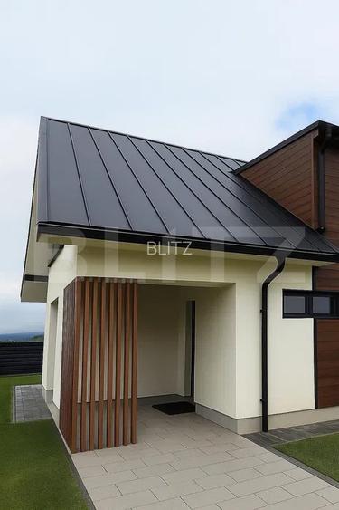 Vila de lux, 5 camere 190 mp, amenajata la cheie. - 2