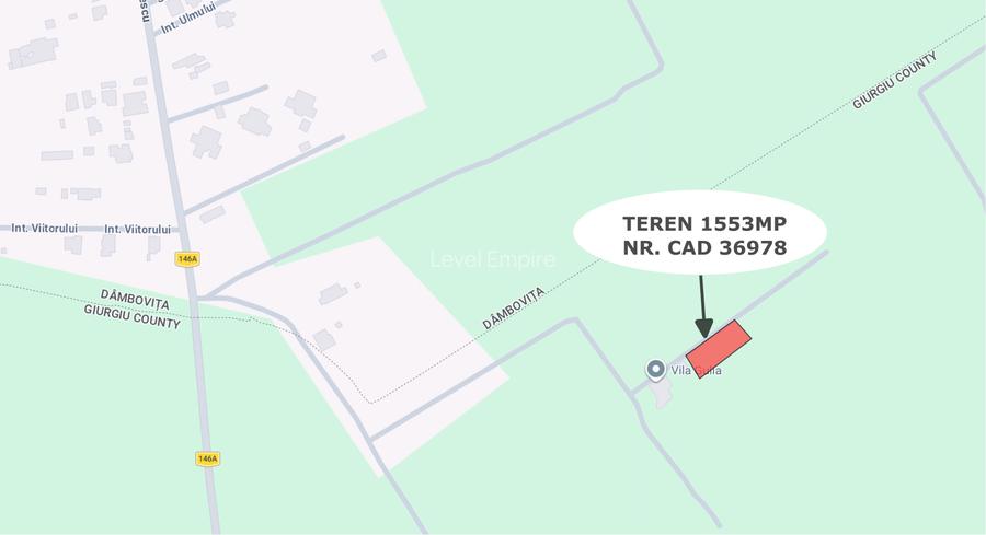 Teren 1553mp Săbăreni-Gulia, intravilan, deschidere 64m, Pădurea Cereanca - 3