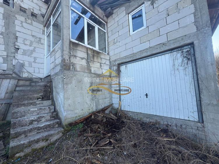 Casă P+M la roșu + teren 1.239 mp – Sărata (Bacău) – 74.900 € - 2